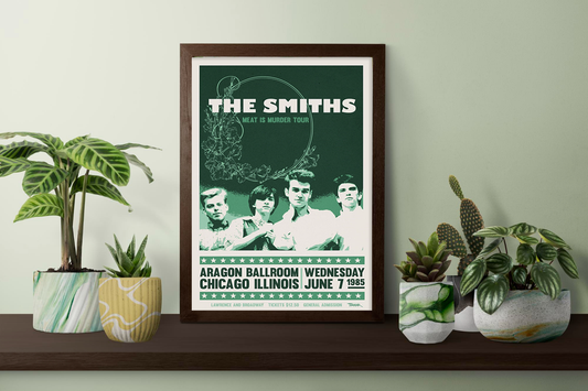 The Smiths 1985 Vintage Concert Poster