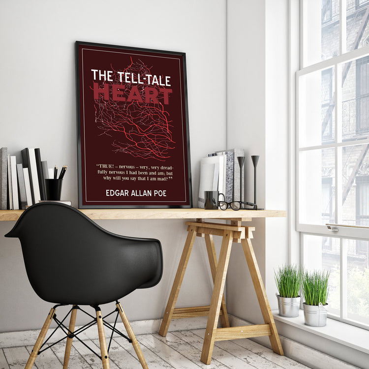 The Tell-Tale Heart by Edgar Allan Poe Book Poster