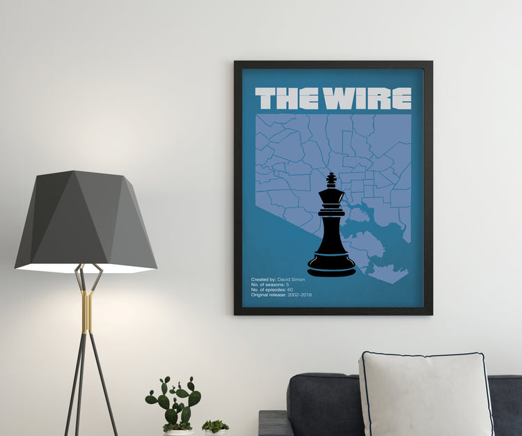 The Wire (2002-2008) Minimalistic TV Poster
