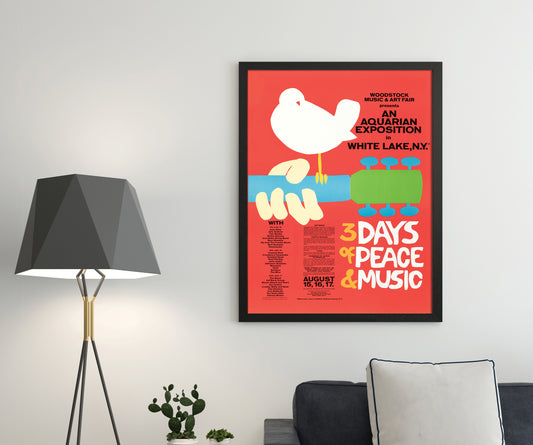 Woodstock 1969 Festival Poster