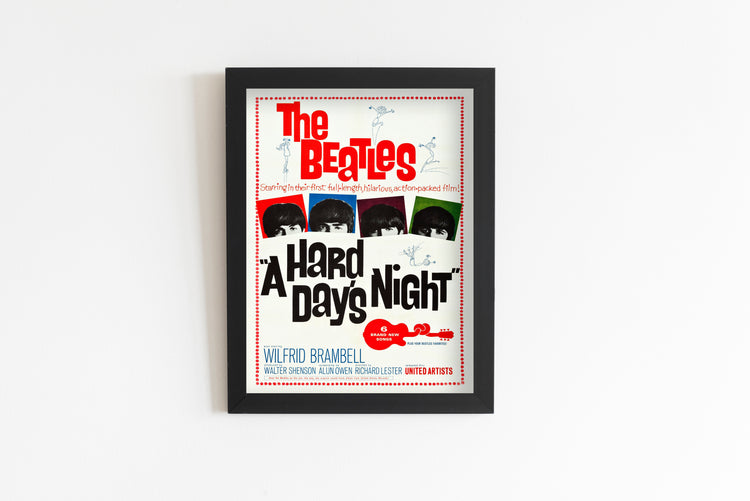 A Hard Day's Night Movie Poster (1964)