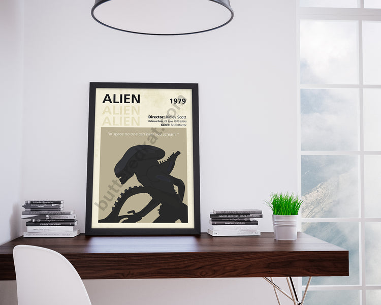 Alien (1979) Minimalistic Film Poster