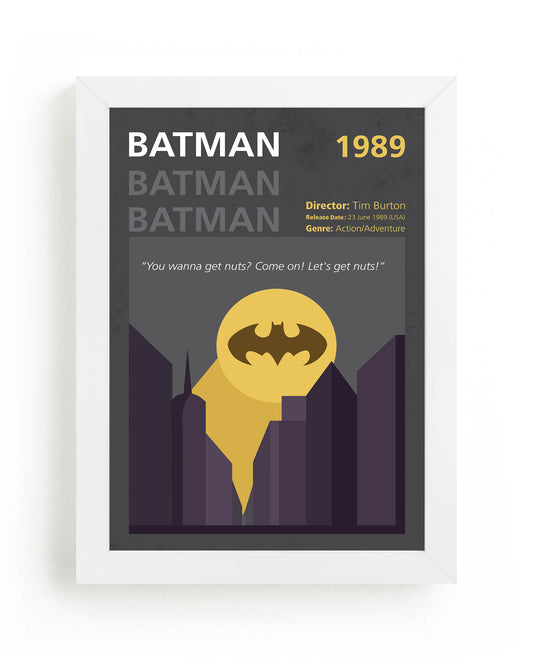 Batman (1989) Minimalistic Poster