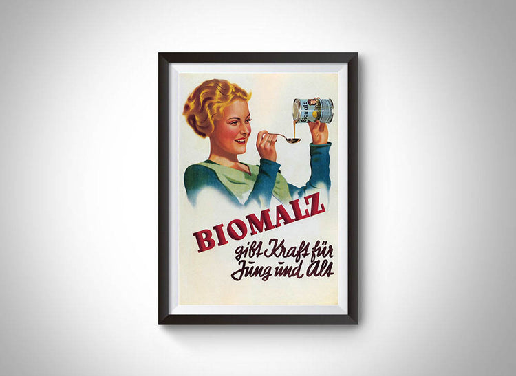 Biomalz (1920) German/Austrian Vintage Ad Poster