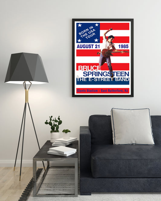 Bruce Springsteen Born in the USA Concert Poster