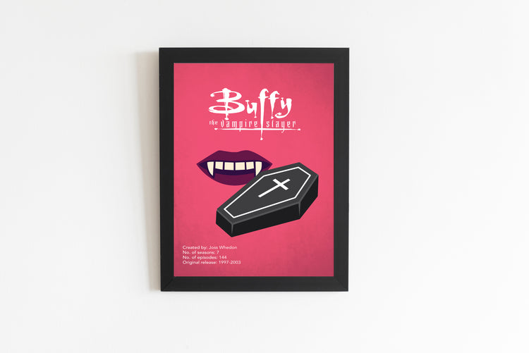 Buffy the Vampire Slayer (1997-2003) Minimalistic TV Poster