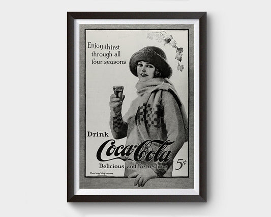 Coca-Cola Vintage Ad circa 1923 Poster