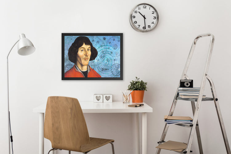 Nicolaus Copernicus Scientist Portrait Poster