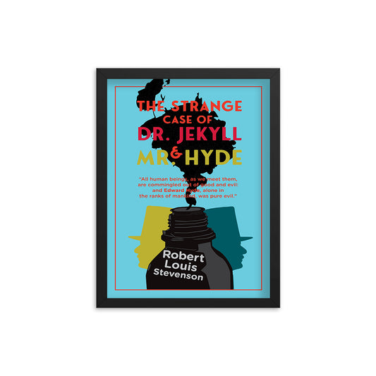 The Strange Case of Dr. Jekyll & Mr. Hyde by Robert Louis Stevenson Book Poster