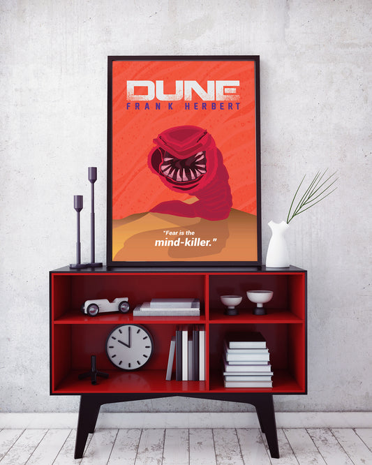 Dune by Frank Herbert Book Poster