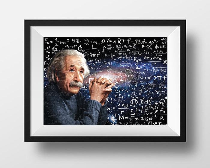 Albert Einstein Scientist Portrait Poster