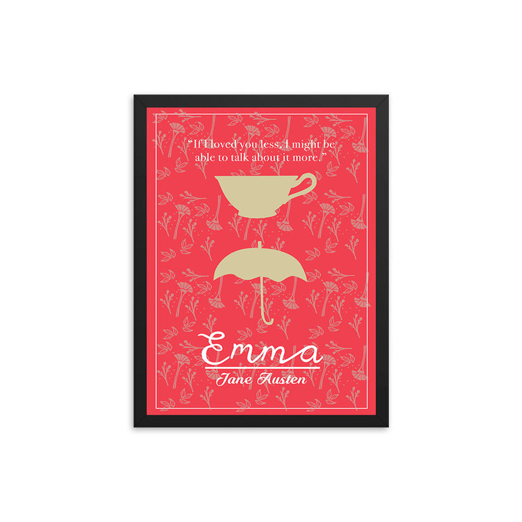 Emma by Jane Austen Book Poster