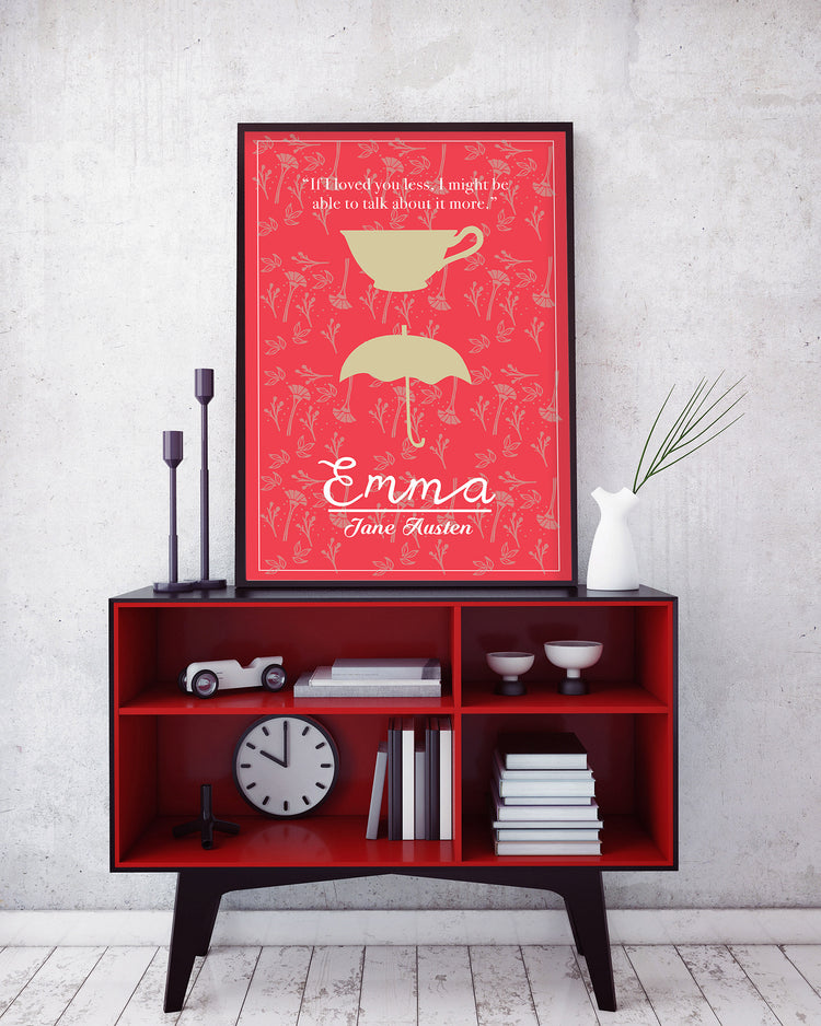 Emma by Jane Austen Book Poster