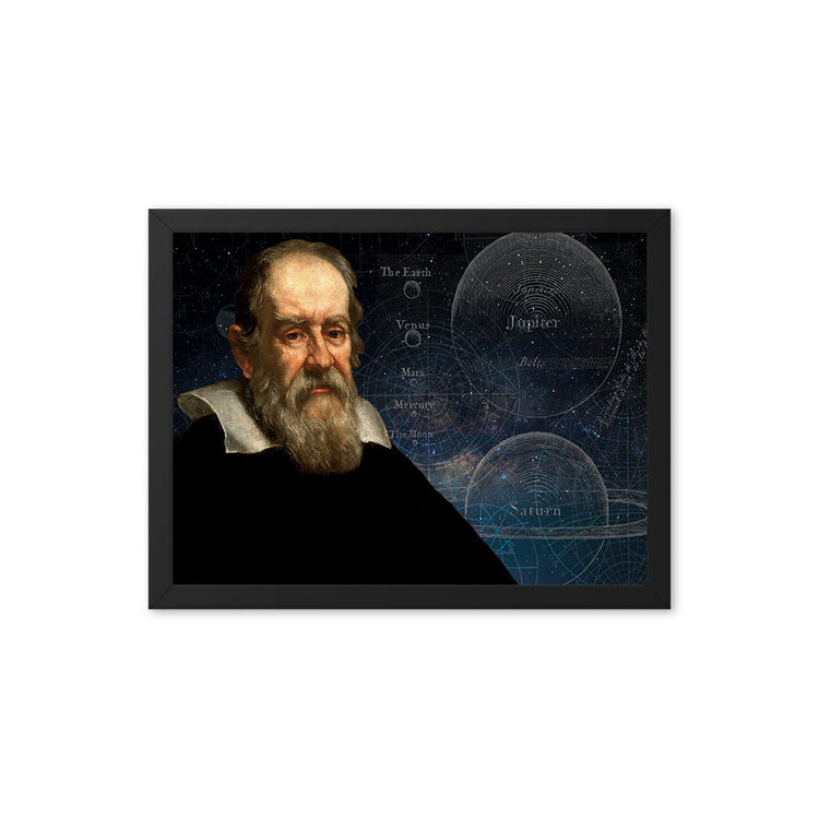 Galileo Galilei Scientist Portrait Poster
