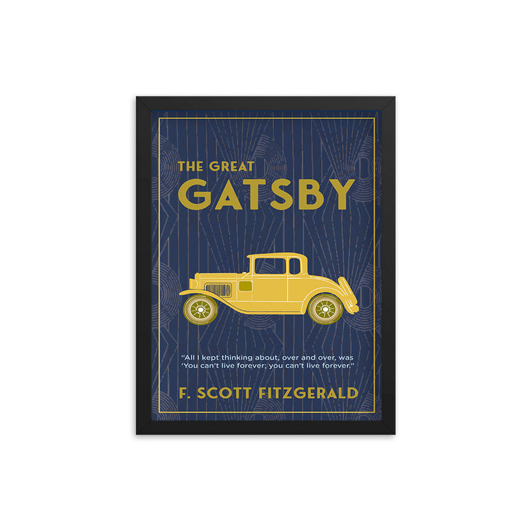 The Great Gatsby by F. Scott Fitzgerald Book Poster