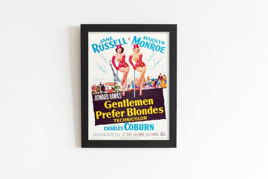 Gentlemen Prefer Blondes Movie Poster (1953)