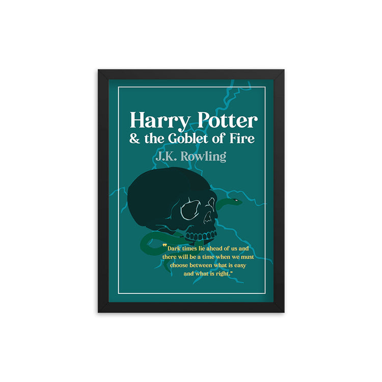 Harry Potter & the Goblet of Fire by J.K. Rowling Book Poster