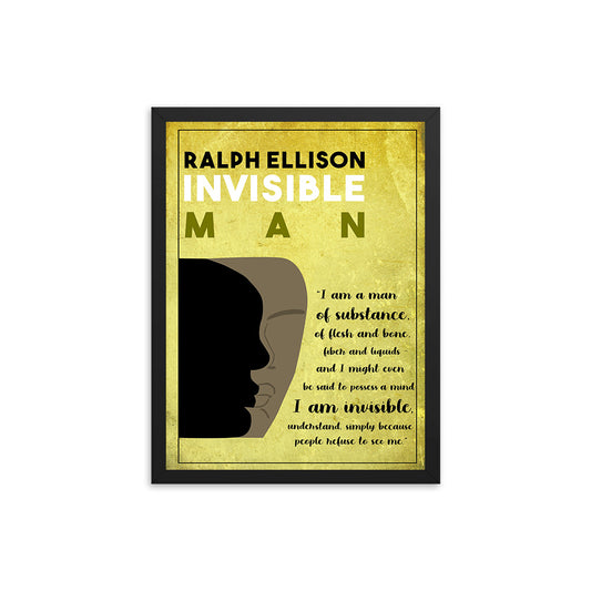 Invisible Man by Ralph Ellison Book Poster