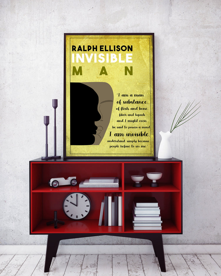 Invisible Man by Ralph Ellison Book Poster