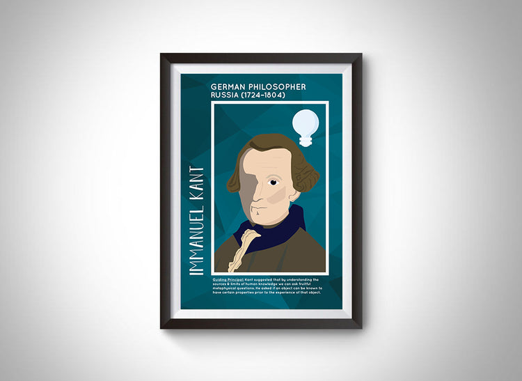 Immanuel Kant Poster Wall Decor