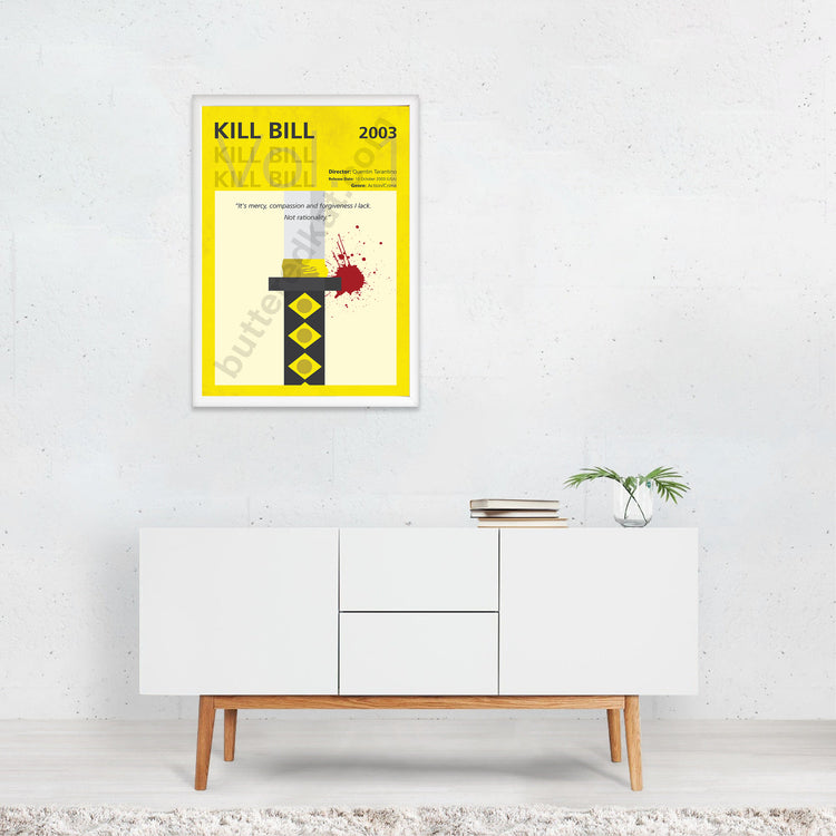 Kill Bill Vol. 1 (2003) Minimalistic Film Poster