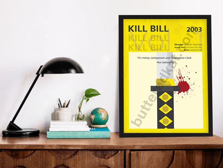 Kill Bill Vol. 1 (2003) Minimalistic Film Poster