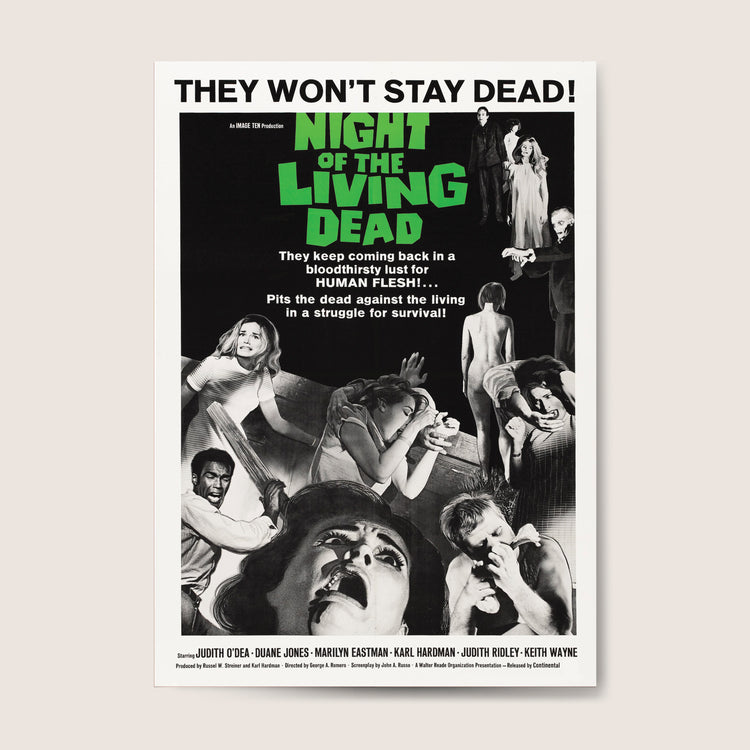 Night of the Living Dead Movie Poster (1968)