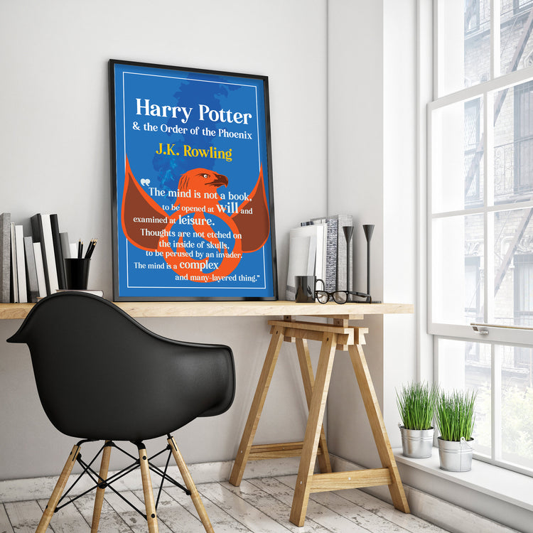 Harry Potter & the Order of the Phoenix by J.K. Rowling Book Poster