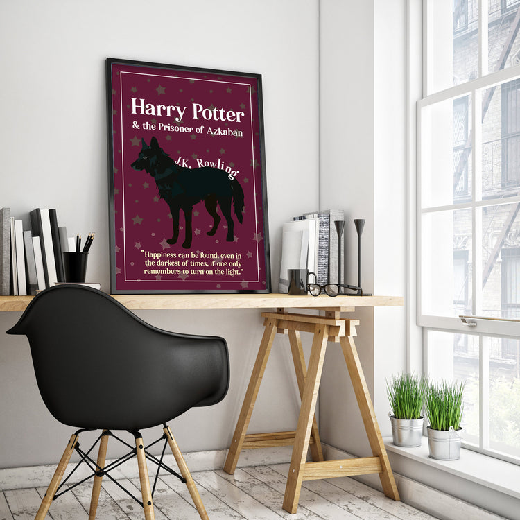 Harry Potter & the Prisoner of Azkaban by J.K. Rowling Book Poster