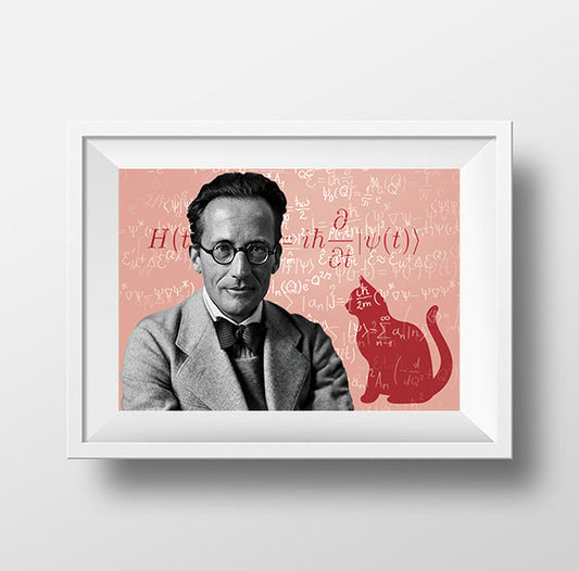 Erwin Schrödinger Scientist Portrait Poster