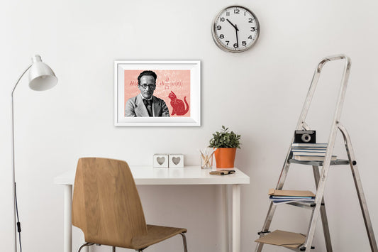 Erwin Schrödinger Scientist Portrait Poster