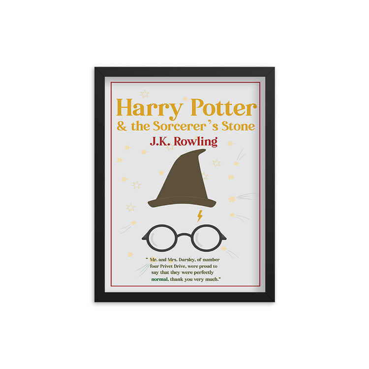 Harry Potter & the Sorcerer's Stone by J.K. Rowling Book Poster