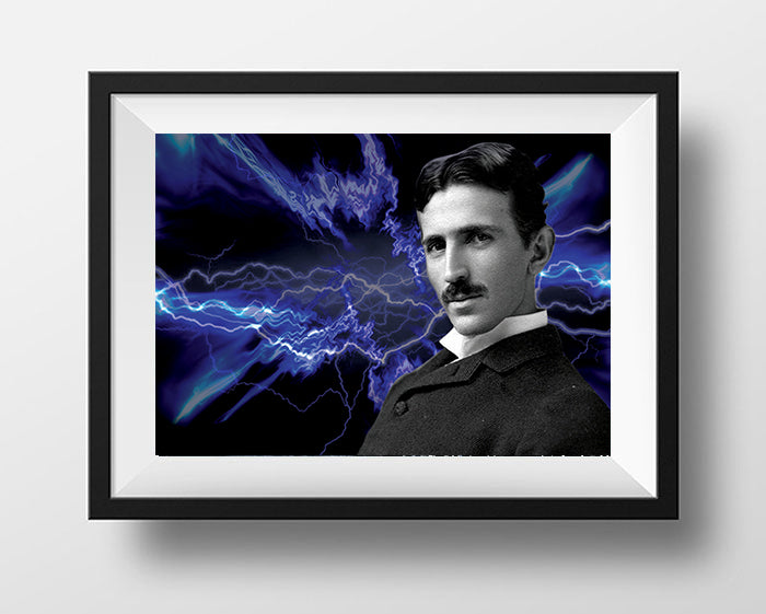 Products Nikola Tesla Scientist Portrait Poster