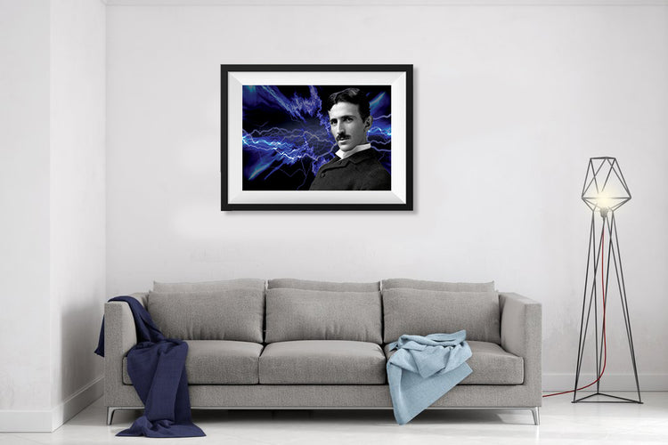 Products Nikola Tesla Scientist Portrait Poster