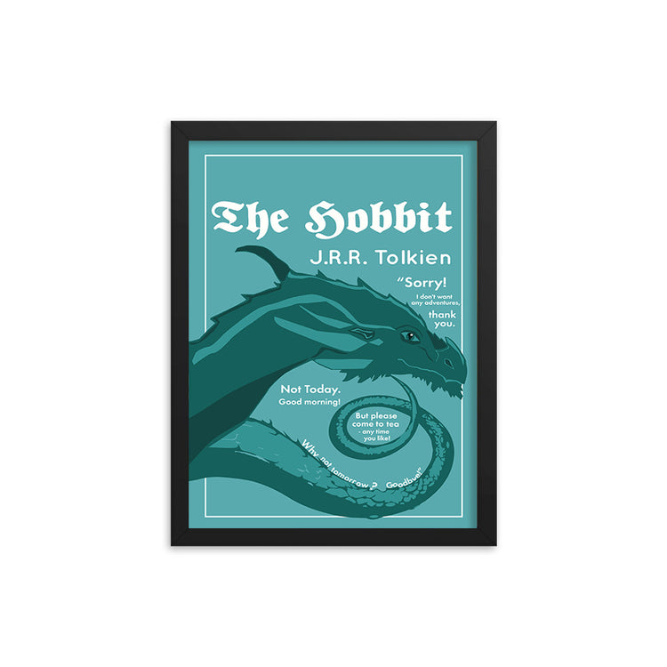 The Hobbit by J.R.R. Tolkien Book Poster