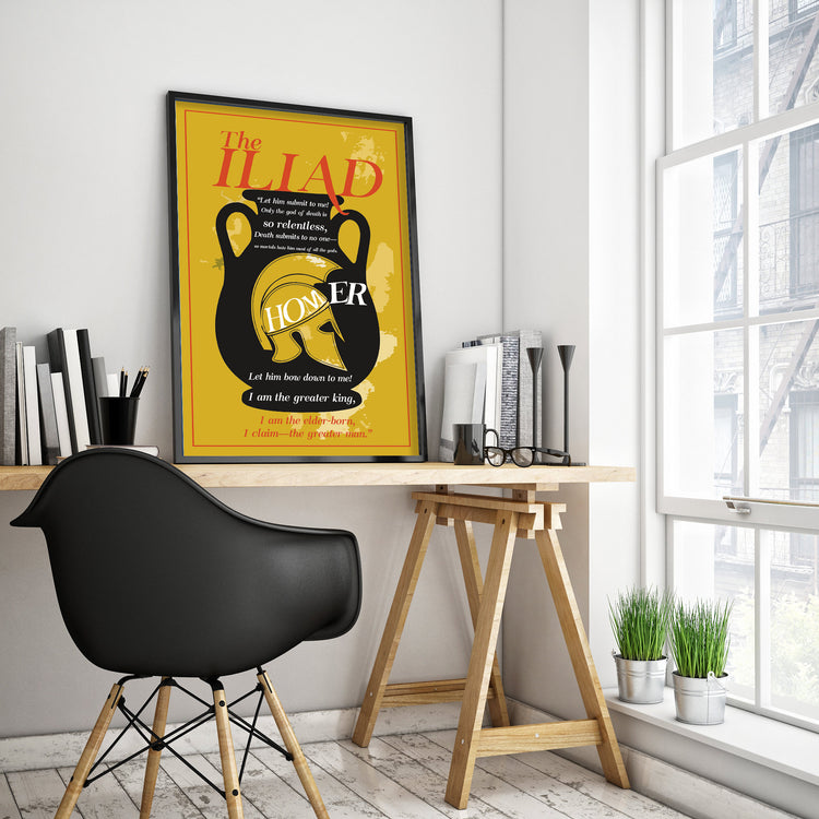 The Iliad by Homer Book Poster