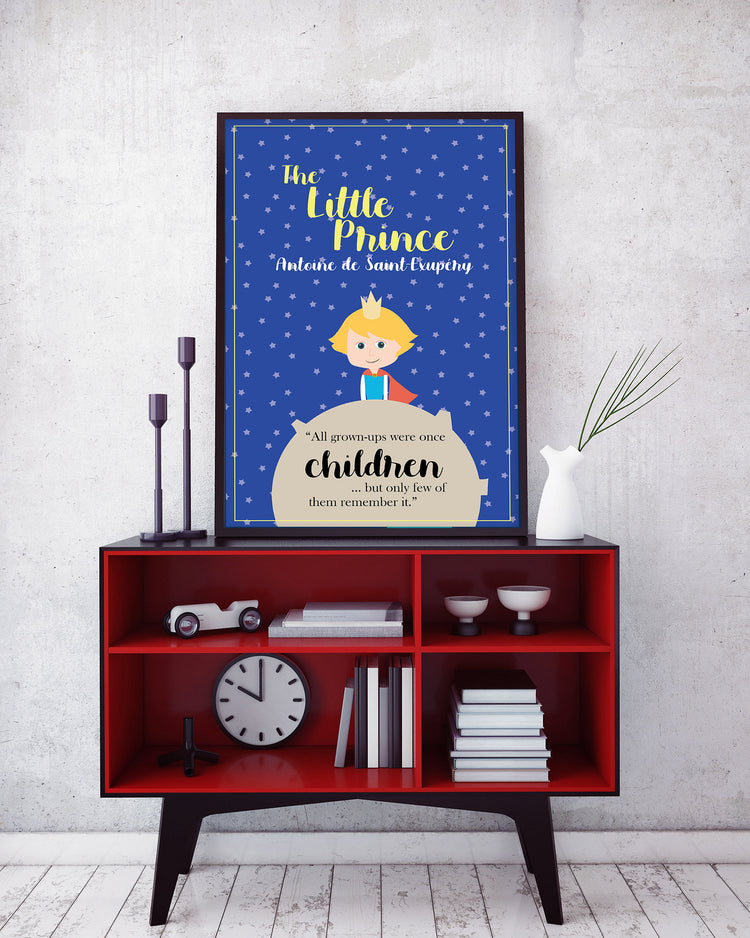 The Little Prince by Antoine de Saint-Exupéry Book Poster