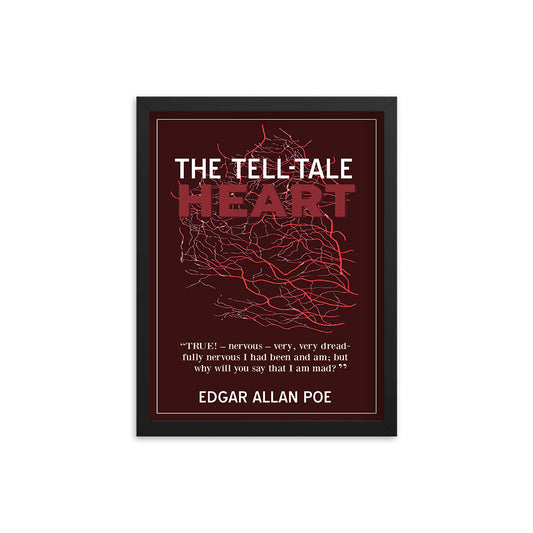 The Tell-Tale Heart by Edgar Allan Poe Book Poster