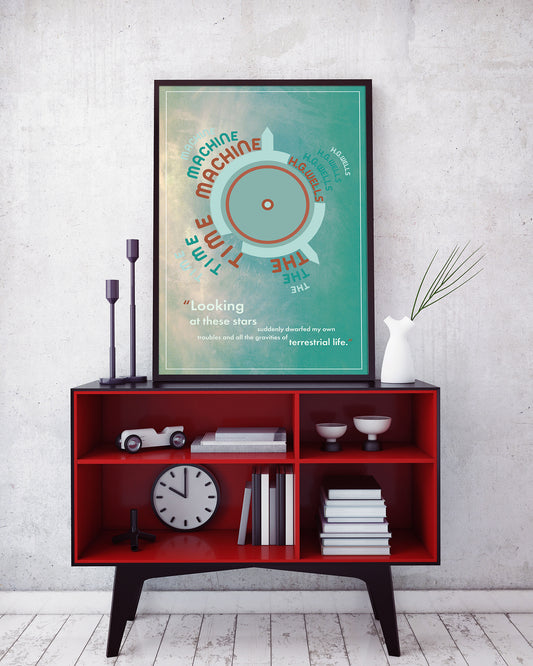 The Time Machine by H.G. Wells Book Poster