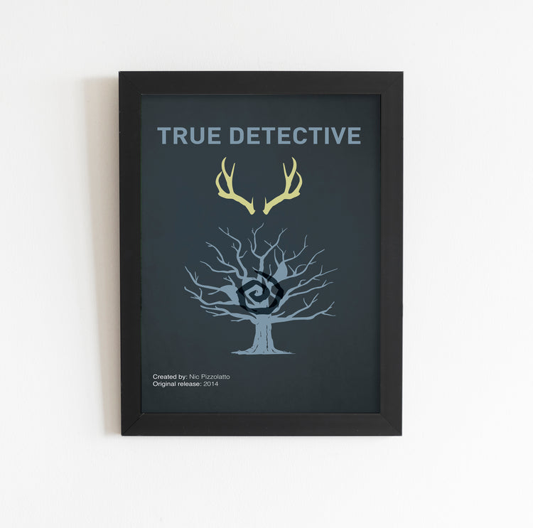True Detective (2014-) Minimalistic TV Poster