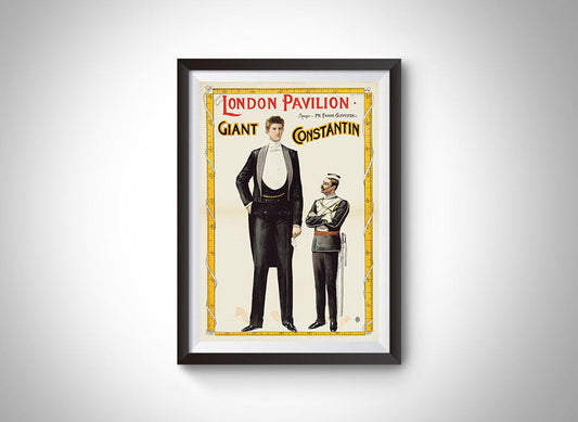Giant Constantin [at London Pavilion] (1899) Vintage Ad Poster