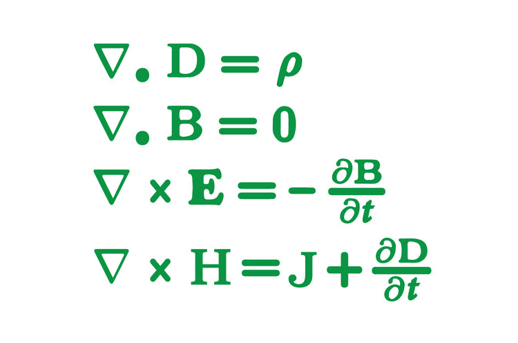 Maxwell's Equations Decal Sticker