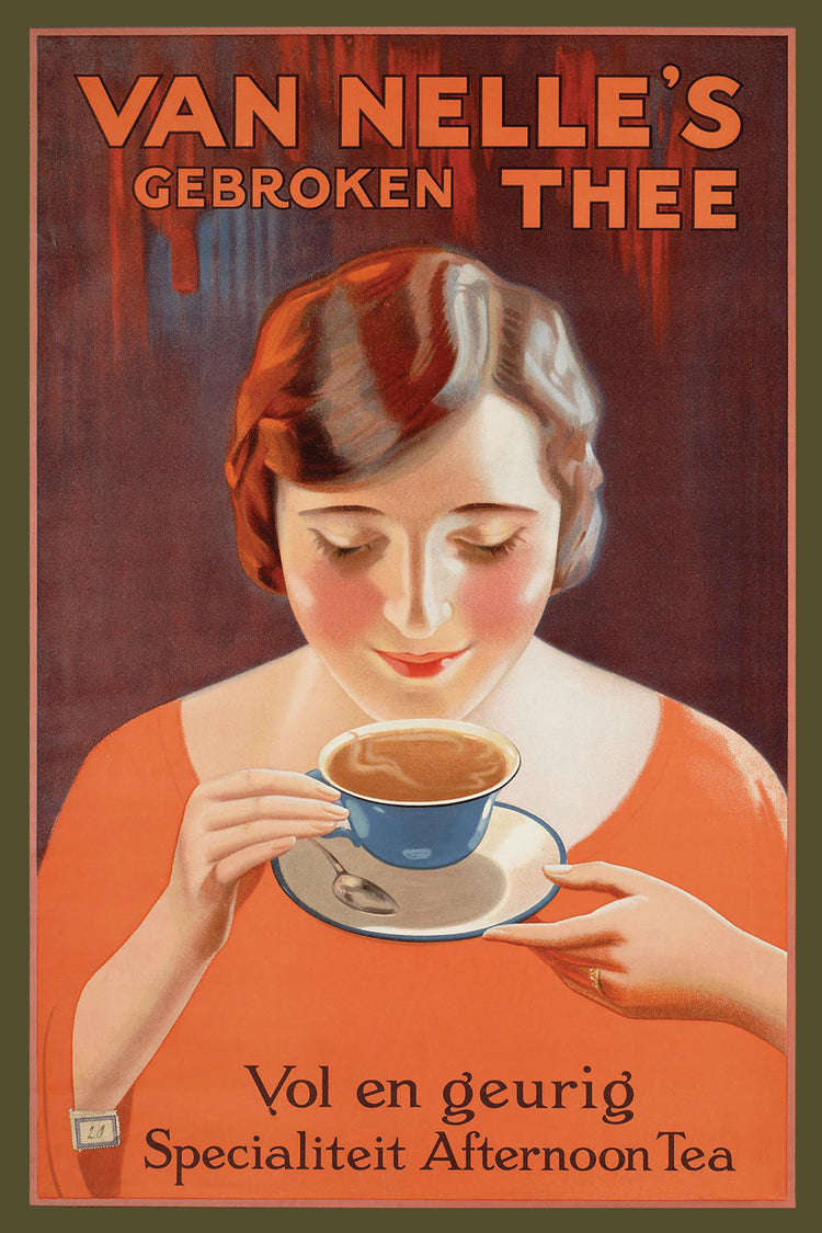 Van Nelle Afternoon Tea Vintage Ad Poster