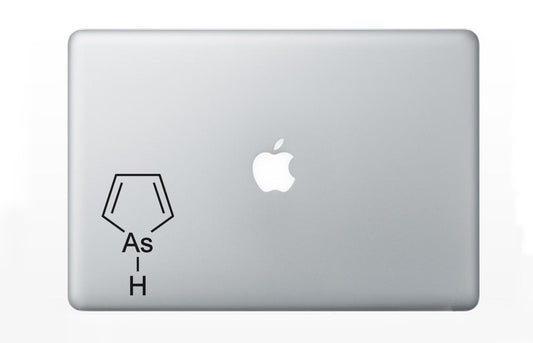 Arsole Chemical Structure Decal Sticker