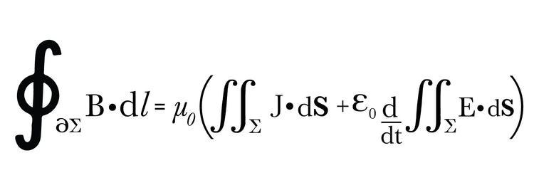 Ampere's Circuital Law Decal Sticker