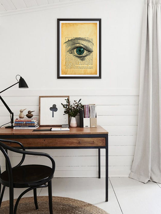 Gothic Eye, A Clockwork Orange Inspired Art Poster