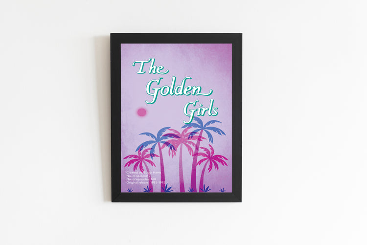 The Golden Girls (1985-1992) Minimalistic TV Poster