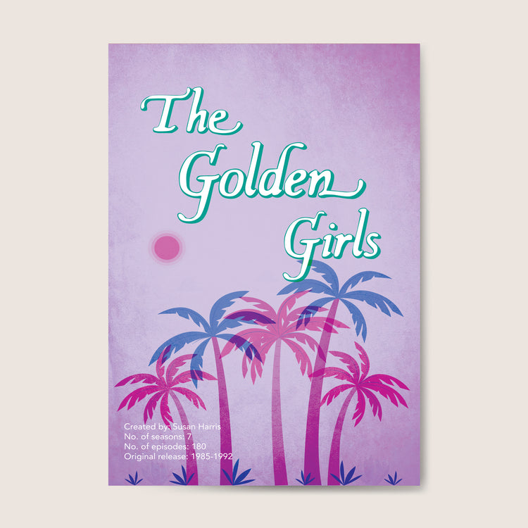 The Golden Girls (1985-1992) Minimalistic TV Poster