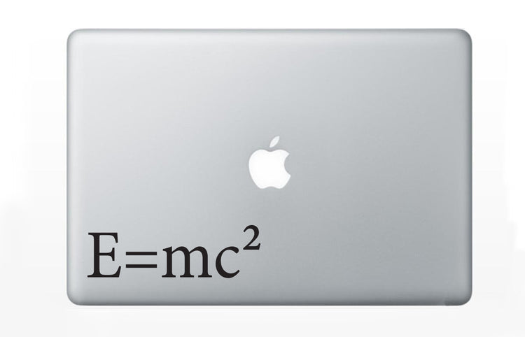 Einstein's Mass Energy Equivalence Equation Decal Sticker
