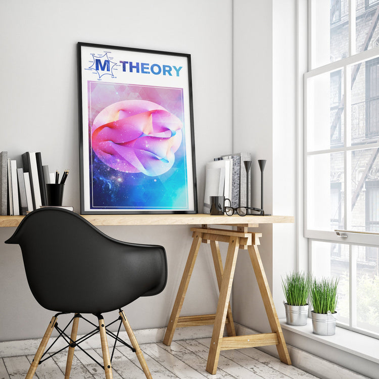 M-Theory Minimalist Concept Poster